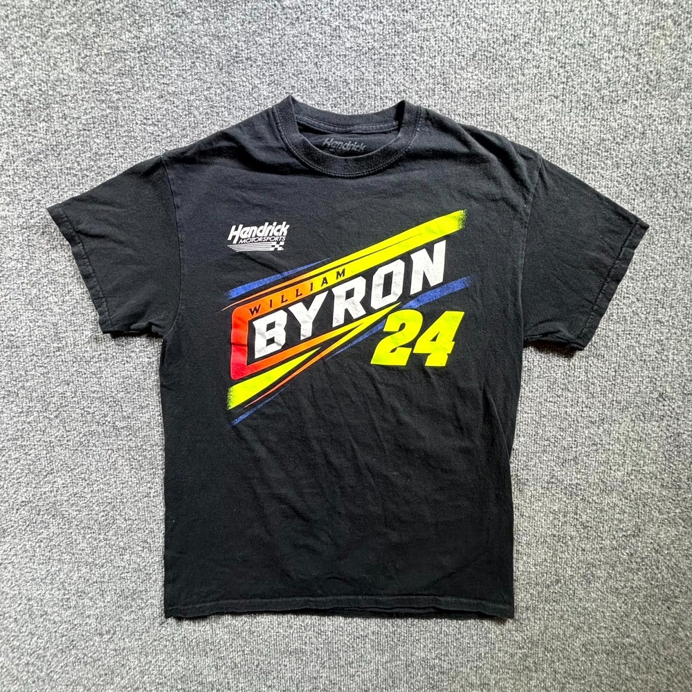NASCAR Hendrick Motorsports T-Shirt Men's M Black Graphic William Byron #24